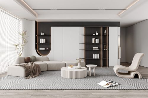 JP Decor 3D flexpanel – WHITE – 90 × 100 x 0.9 cm