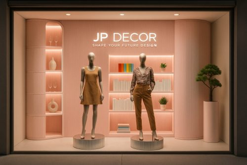 JP Decor 3D flexpanel – PASTEL BLUSH – 90 × 100 x 0.9 cm